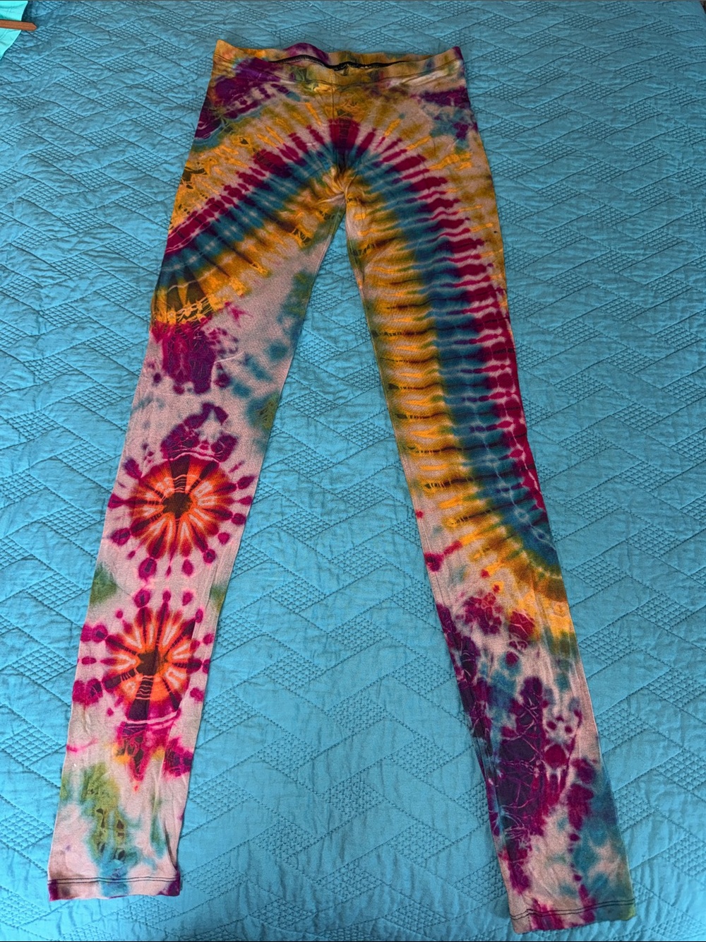 Tie-Dye Leggings - Multicolor